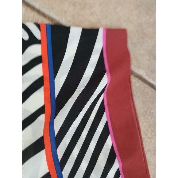 Trina Turk For InC Tunic Poncho Caftan swim cover up Blouse Mrs ROPER S/M - Picture 4 of 8